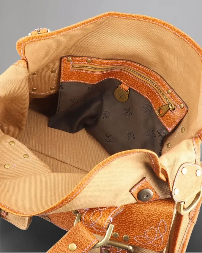 Roxanne Pre-Loved Beige & Tan Canvas & Leather Roxanne Pre-Loved Beige & Tan Canvas & Leather