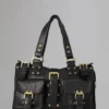 Roxanne Pre-Loved Black Natural Veg Tanned Pre-Loved Bags Roxanne Pre-Loved Black Natural Veg Tanned Pre-Loved Bags