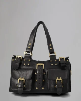Roxanne Pre-Loved Black Natural Veg Tanned Pre-Loved Bags