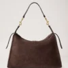Roxanne Shoulder Bag Chocolate Suede Roxanne Roxanne Shoulder Bag Chocolate Suede Roxanne