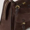 Roxanne Shoulder Bag Chocolate Suede Roxanne Roxanne Shoulder Bag Chocolate Suede Roxanne