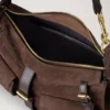 Roxanne Shoulder Bag Chocolate Suede Roxanne Roxanne Shoulder Bag Chocolate Suede Roxanne