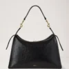 Roxanne Shoulder Bag in Black High Shine Leather Mulberry Roxanne Shoulder Bag in Black High Shine Leather Mulberry