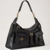 Roxanne Shoulder Bag in Black High Shine Leather Mulberry Roxanne Shoulder Bag in Black High Shine Leather Mulberry