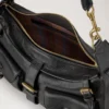 Roxanne Shoulder Bag in Black High Shine Leather Mulberry Roxanne Shoulder Bag in Black High Shine Leather Mulberry