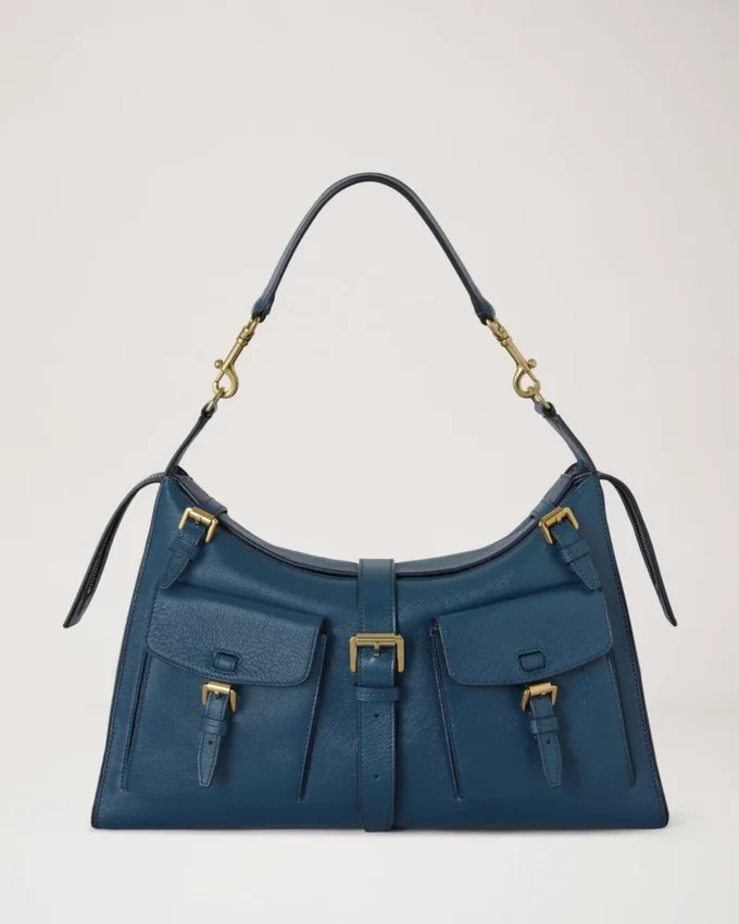 Roxanne Shoulder Bag out of the Blue High Shine Leather Roxanne Shoulder Bag out of the Blue High Shine Leather