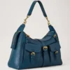 Roxanne Shoulder Bag out of the Blue High Shine Leather Roxanne Shoulder Bag out of the Blue High Shine Leather