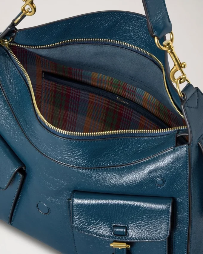 Roxanne Shoulder Bag out of the Blue High Shine Leather Roxanne Shoulder Bag out of the Blue High Shine Leather