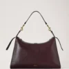 Roxanne Shoulder Bag Oxblood High Shine Leather Roxanne Shoulder Bag Oxblood High Shine Leather