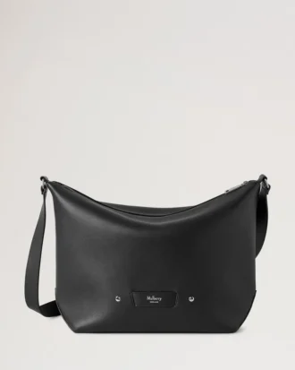 Rye Messenger Black Supple Calf Men