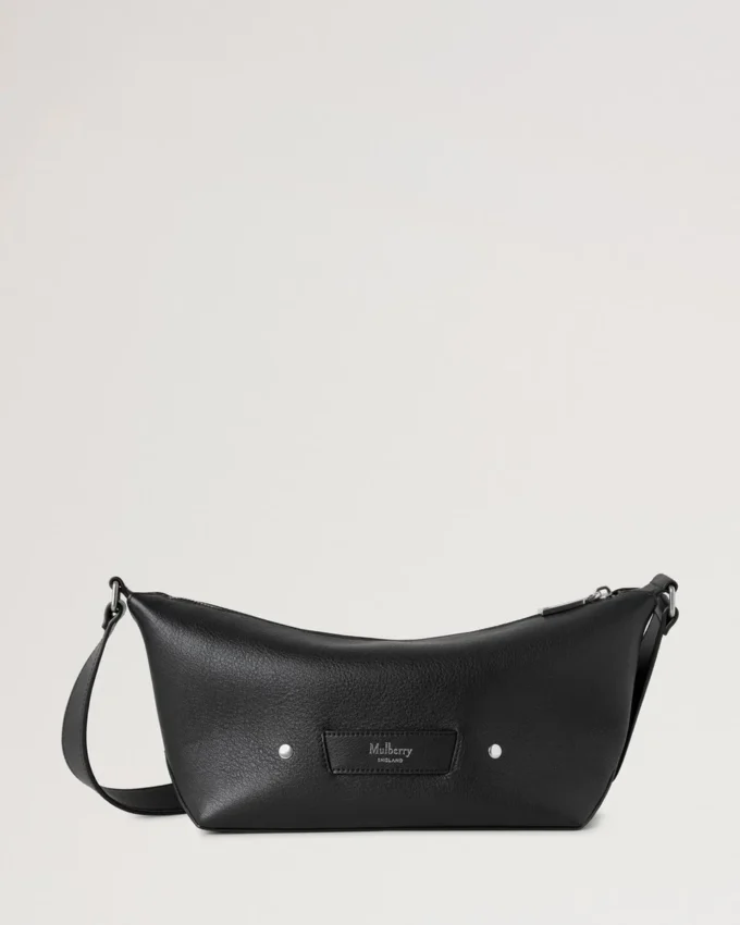Rye Small Messenger Black Supple Calf Men Rye Small Messenger Black Supple Calf Men