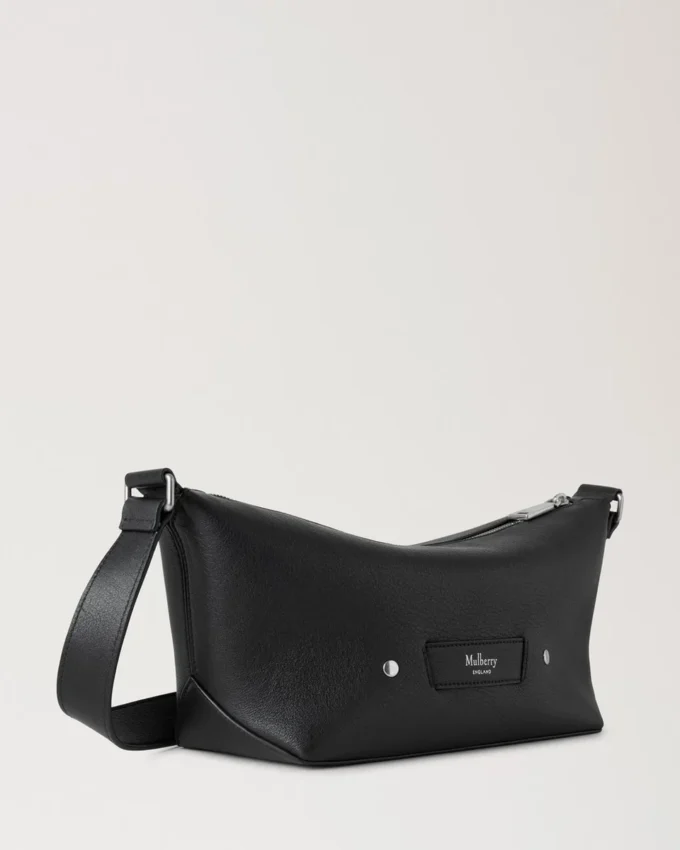 Rye Small Messenger Black Supple Calf Men Rye Small Messenger Black Supple Calf Men