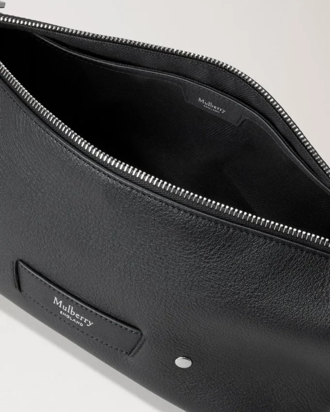 Rye Small Messenger Black Supple Calf Men Rye Small Messenger Black Supple Calf Men