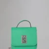 Sadie Square Pre-Loved Lawn Green Silky Calf Pre-Loved Bags