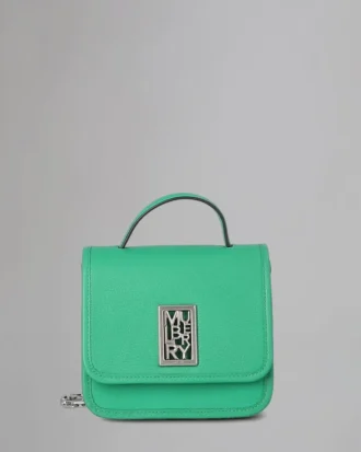 Sadie Square Pre-Loved Lawn Green Silky Calf Pre-Loved Bags