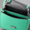Sadie Square Pre-Loved Lawn Green Silky Calf Pre-Loved Bags