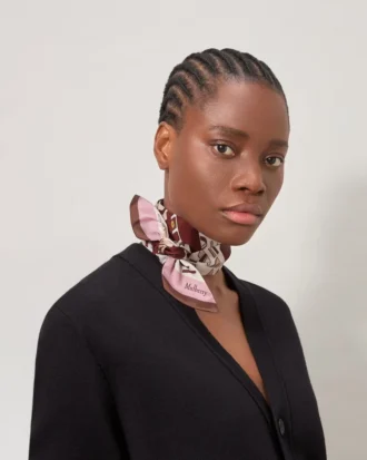 Skinny Scarf – Bayswater Workshop Blossom Pink Recycled Polyester