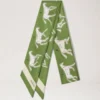 Skinny Scarf – Chalk Horse Fern Recycled Polyester