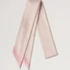 Skinny Scarf – Mulberry Tree Blossom Pink Recycled Polyester Skinny Scarf – Mulberry Tree Blossom Pink Recycled Polyester