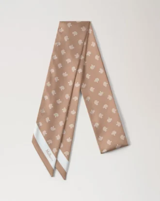 Skinny Scarf – Mulberry Tree Camel Recycled Polyester