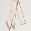 Skinny Scarf – Mulberry Tree Eggshell Recycled Polyester Skinny Scarf – Mulberry Tree Eggshell Recycled Polyester