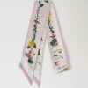 Skinny Scarf – Riverside Floral Blossom Pink Recycled Polyester