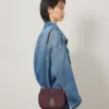 Small Amberley Satchel Black Cherry Small Classic Grain