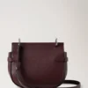Small Amberley Satchel Black Cherry Small Classic Grain