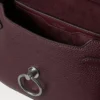 Small Amberley Satchel Black Cherry Small Classic Grain