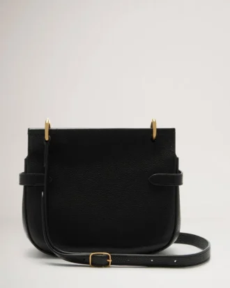Small Amberley Satchel Black Small Classic Grain