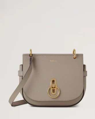 Small Amberley Satchel Cashmere Taupe Small Classic Grain