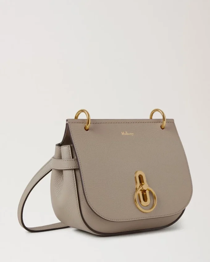 Small Amberley Satchel Cashmere Taupe Small Classic Grain