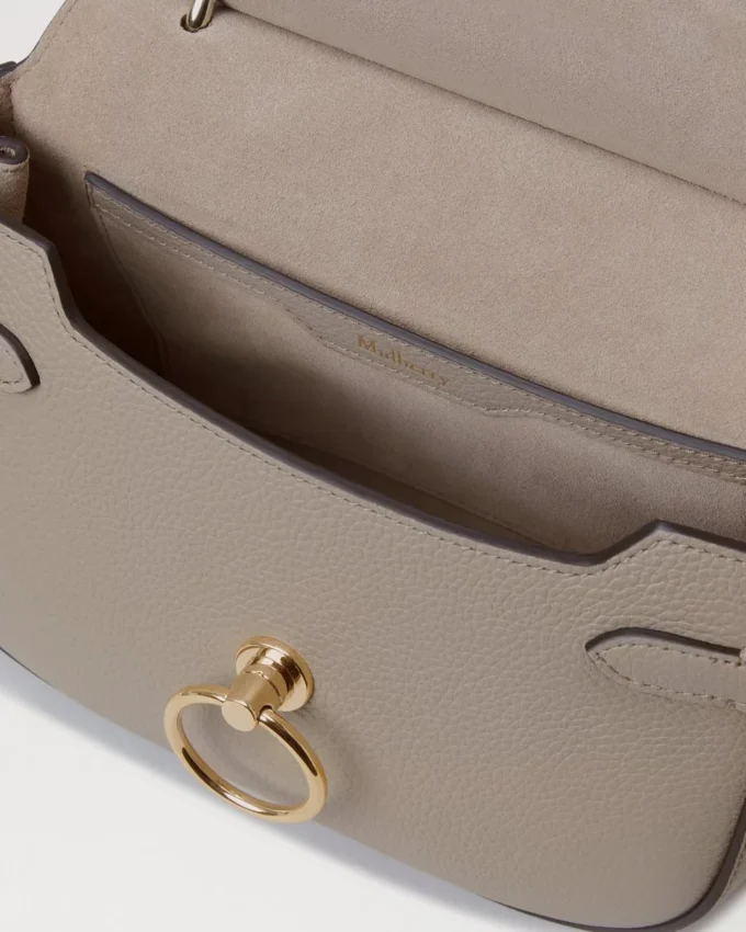 Small Amberley Satchel Cashmere Taupe Small Classic Grain