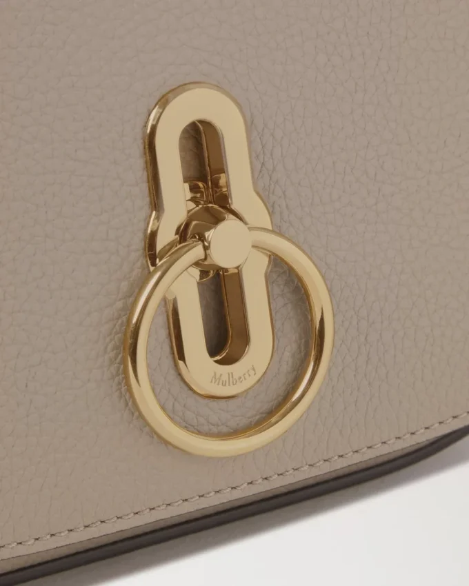 Small Amberley Satchel Cashmere Taupe Small Classic Grain