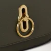 Small Amberley Satchel Juniper Green Small Classic Grain