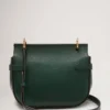 Small Amberley Satchel Mulberry Green Small Classic Grain