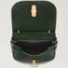 Small Amberley Satchel Mulberry Green Small Classic Grain