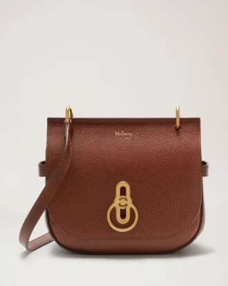 Small Amberley Satchel Oak Two-Tone Small Classic Grain