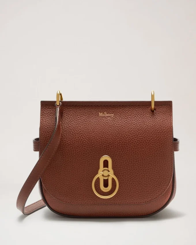 Small Amberley Satchel Oak Two-Tone Small Classic Grain