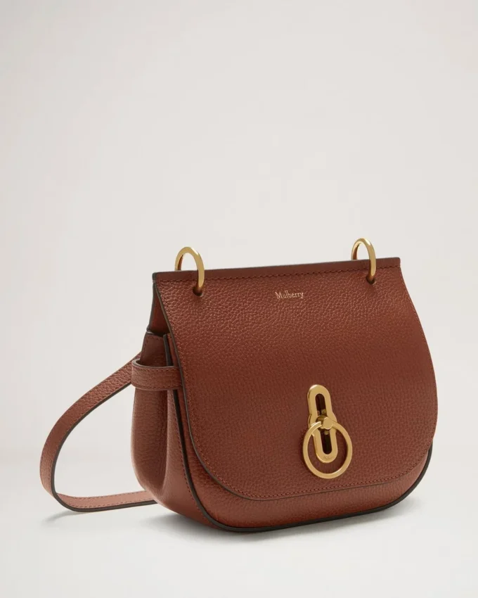Small Amberley Satchel Oak Two-Tone Small Classic Grain