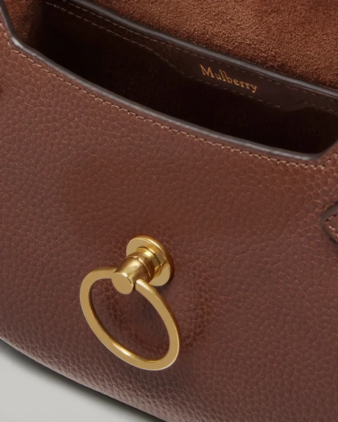 Small Amberley Satchel Oak Two-Tone Small Classic Grain