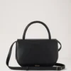 Small Amberley Top Handle Black Supple Smooth Leather Small Amberley Top Handle Black Supple Smooth Leather
