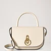Small Amberley Top Handle Eggshell Buttery Nappa Small Amberley Top Handle Eggshell Buttery Nappa
