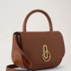 Small Amberley Top Handle Oak Supple Smooth Leather Small Amberley Top Handle Oak Supple Smooth Leather