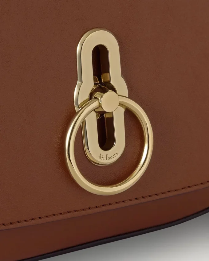 Small Amberley Top Handle Oak Supple Smooth Leather Small Amberley Top Handle Oak Supple Smooth Leather