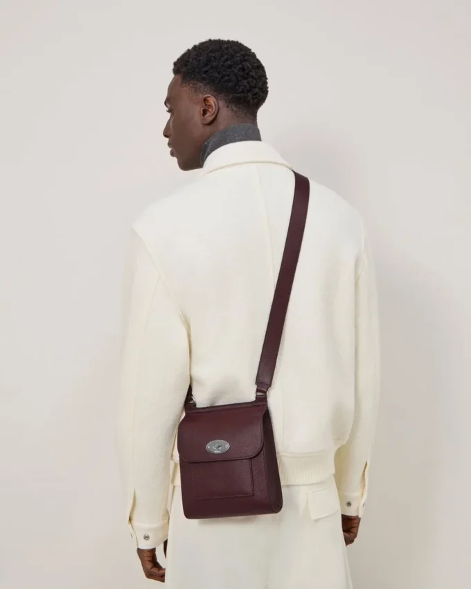Small Antony Black Cherry Small Classic Grain Women Small Antony Black Cherry Small Classic Grain Women
