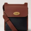 Small Antony Black & Cognac Bioveg Scotchgrain & Flat Calf Small Antony Black & Cognac Bioveg Scotchgrain & Flat Calf