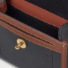 Small Antony Black & Cognac Bioveg Scotchgrain & Flat Calf Small Antony Black & Cognac Bioveg Scotchgrain & Flat Calf