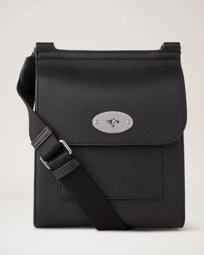 Small Antony Black & Silver Small Classic Grain Small Antony Black & Silver Small Classic Grain