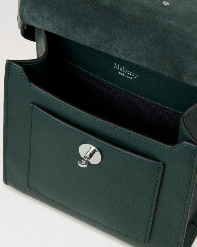 Small Antony Mulberry Green Heavy Grain Women Small Antony Mulberry Green Heavy Grain Women